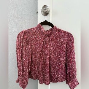 ROLLA’S Stephanie Paris Floral Blouse Size Small